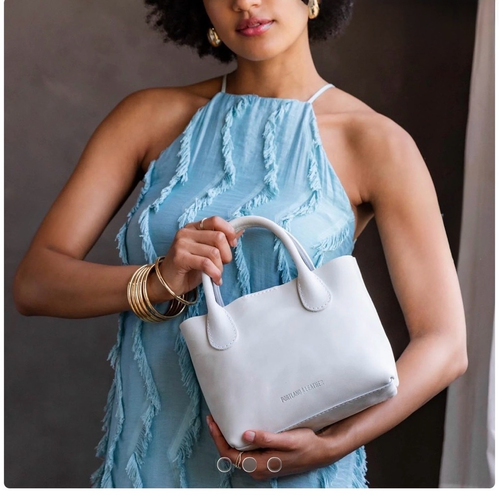 NWT Portland Leather Small “Raindrop” Bag